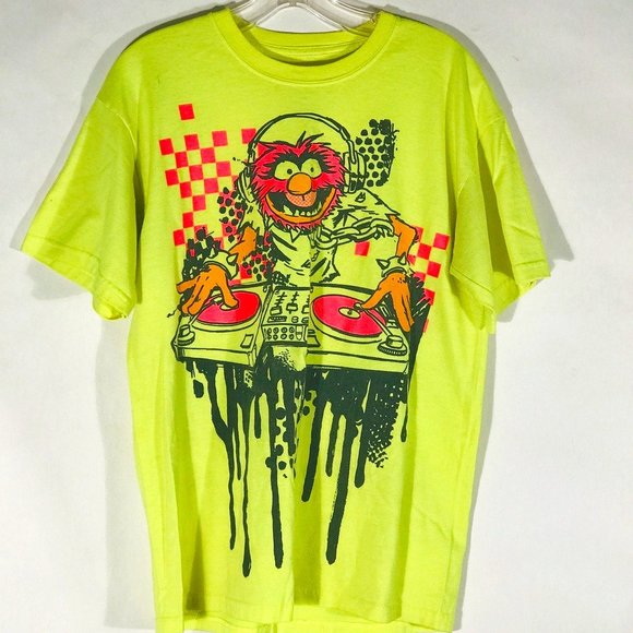 Muppets Other - MUPPETS Animal DJ Neon Size Medium Tee Shirt